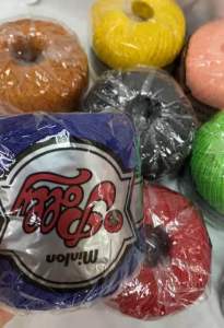 Benang crochet yarn knitting yarn Minlon Polly 100gram koleksi1 1pcs