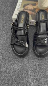 LANOES Sandal Slop Wanita Flat Terbaru Trendy