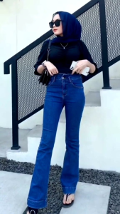 HIGHWAIST CUTBRAY JEANS WANITA LOOSE | HIGHWAIST KULOT CUTBRAY JEANS WANITA