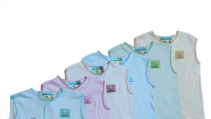 Baju Bayi Newborn Lengan Buntung (6 Pcs) Branded Hello Baby