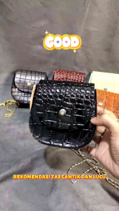 Humbleco Tas Selempang Mini Croco TAS SELEMPANG CROCO TALI RANTAI