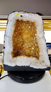 Brazil High Grade Citrine Crystal Cave C10