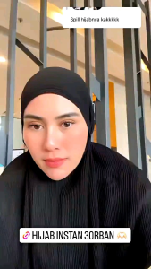 Jilbab Bergo Maryam Zainna Plisket Hijab Syari Dewasa Non Pet Jersey Premium Khimar Kerudung Instan Kekinian Adem Halus