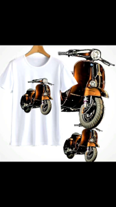 baju kaos distro harga grosir/atasan kaos t-shirt pria wanita dewasa lengan pendek/atasan kaos t-shirt baju distro vespa classic cotton premium terbaik