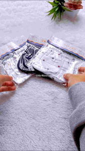 Sarung Tangan & Kaos Kaki Bayi Serian Navy Chiyo