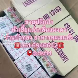 🚚 พร้อมส่ง หัวเชื้อแต่งกลิ่นแมงดา แมงดา น้ำพริกแมงดา ตราแม่พลอย (6kg) 6 กล่อง
