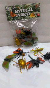 Mainan Edukasi Hewan Serangga Karet isi 6 pcs Mystical Insects no Q101-5