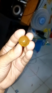 Batu Cincin Anggur Kuning Asli Natural Yellow Agate