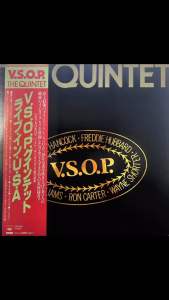 [ แผ่นเสียง Vinyl LP ] Artist : V.S.O.P. Album :  The Quintet Cover : NM Disc : NM/NM ( 2 LP ) Manufactured : Japan Released :  1977 Price : 1550