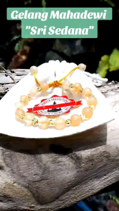 Gelang Mahadewi Sri Sedana (Dewi Padi) - Batu Citerine 8mm