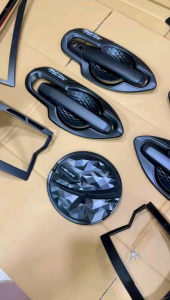 Paket Garnish Depan Belakang Outer Handle Tank Cover Avanza Veloz Xenia 2021 2024 2025 2026 Hitam