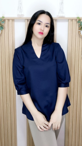 JJJ LYN - Blouse Lady Atasan Wanita Atasan Kasual Atasan Kerja