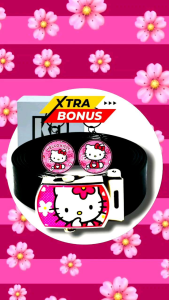 Sabuk/Ikat pinggang anak TK SD Hello Kitty 01 bahan berkualitas.Trendi dan kekinian untuk fashion.