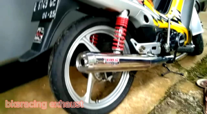 Knalpot Fiz r F1z Force 1 Standar Racing Model Bambu Original Bksracing Aksesoris Sepeda Motor Honda Performa Tinggi Untuk Motor - Lazada