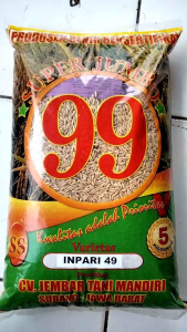 Benih Padi INPARI 49 Super Jumbo Bersertifikat Kemasan 5kg
