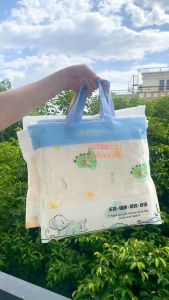 Chăn Xô Muslin Hạt Đậu Cao Cấp Cho Bé Vải Muslin 6 Lớp Mềm Mịn Thoáng Khí Thấm Hút Vượt Trội Họa Tiết Dễ Thương Không Gây Kích Ứng Da Không Xù Lông Không Bai Gião