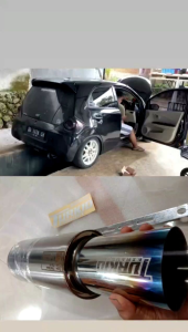 KNALPOT Mobil Racing Bas Kering & Knalpot Mobil Original Turkid Tipe TKD Burentip Tabung Panjang
