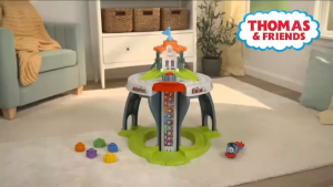 Fisher Price Thomas & Friends Toddler Toy My First Train Table with Track Cargo Stacking & Fine Motor Activities for Kids Ages 18+ Months