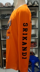 Baju Kaos Pemuda Pancasila Terbaru Srikandi 02 Oren Kaos Wanita Lengan Panjang - Teman Lama