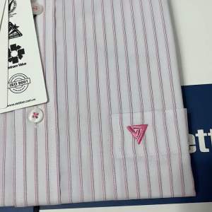 Áo sơ mi viettien ngắn tay lai bầu (1M0087)