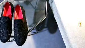 Giày Tây Lười Đính Đá TRAZ Sang Trọng Phong Cách Cho Nam