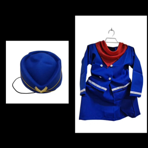 Career costume for kids Flight attendant with Scarf