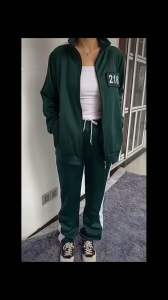 【Ready Stock🇲🇾】(High Quality💯)Korean Squid Games Adult Costume Cosplay for party 456 001 鱿鱼游戏cosplay服装号码可替换成人 - 127