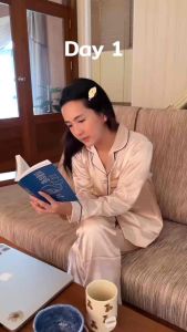 พร้อมส่งชุดนอนสีพื้นแขนยาวขายาวเนื้อผ้าซาตินเกรดพรีเมี่ยม เหมาะกับผู้มีผิวแพ้ง่ายไม่คันไม่ร้อนค่ะ