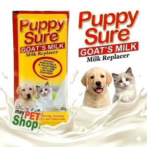 Puppy Sure Goats Milk Milk Replacer Highly Digestible & Palatable Low Lactose Content for Puppies Kittens 30g