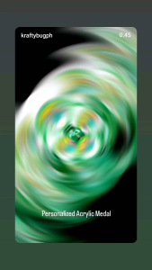 Personalized Acrylic Medal 3mm: Customizable Achievement Medals & Durable Office Awards