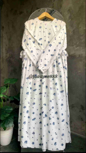 FAHIRA DRESS GAMIS MOTIF BUNGA SHAPIRE KOREAN STYLE