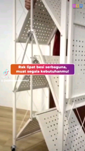 Rak Besi Praktis & Fleksibel: Solusi Penyimpanan Dapur