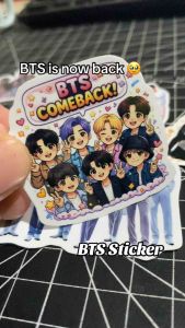 BTS sticker Scratch proof for laptop water bottle cellphone skateboard Waterproof stickers