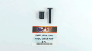 Karet Mur Visor Ninja & Baut Plastik: Aksesoris Motor Ninja Vixion