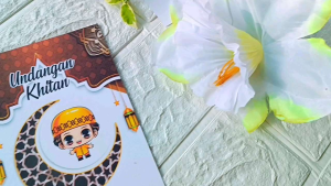 50 Pcs Undangan Khitan / Sunatan 1 Lembar B