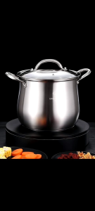吉度26cm高汤锅304不锈钢家用加厚(3-7人用） JIDU Stainless Steel 26cm 304 Soup Pot Extra Thick(3-7people)