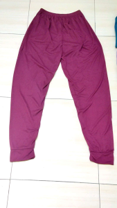 5Pcs Celana Legging Wanita Dewasa L XXL Model Aladdin Bawah Kerut Bahan Kaos