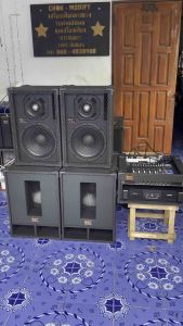 ชุดร้องคาราโอเกะ ครบชูด 2x2 เบส 15 กลาง 12 เบสแน่นกลาง หายใจประสบการณ์ ครบชุด