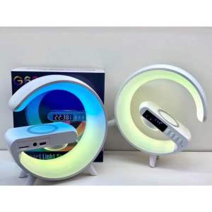 เสียงบลูทูธ G63 โคมไฟนาฬิกา 4.4 สีสันไร้สายชาร์จลำโพง มัลติฟังก์ชั่น เลขที่สามารถเล่นได้