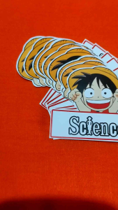 One Piece Luffy Kid Notebook Sticker Subject Label