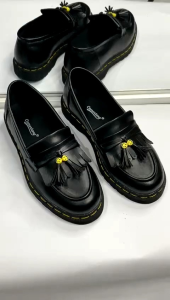Sepatu Cowok keren Aeolus Series | Sepatu Slipon Formal Penny Loafers Docmart Hitam Terlaris | Sepatu Kerja | Sepatu Skena | Sepatu Kondangan