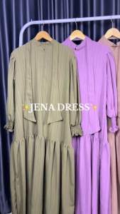 Jena Dress Kondangan Wanita Lady Crush Premium