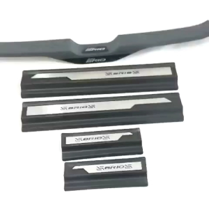 Paket Lengkap SillPlate Pintu Samping - Belakang HONDA ALL NEW BRIO 2018 UP