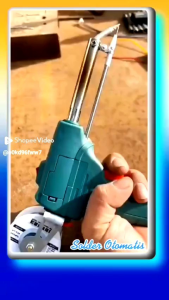 REJEKI 9393 - NEW SOLDER IRON AUTOMATIC TIN GUN 60 W SET