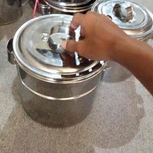 DANDANG BAKSO 20cm STAINLES MURAH GRATIS CINTUNG CAPIT