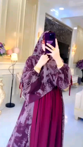 SAKURA SYARI SCRAF 3 IN 1( OUTER.GAMIS.SEGI4 JUMBO)