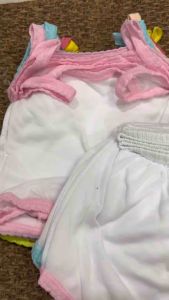 6PAIRS Scallops Terno fit to Baby Girls 0-6 months | Daily wear