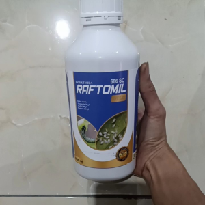 RAFTOMIL GOLD 686 SC ISI 1 LITER Pembasmi Hama Ulat Semua Tanaman Abacel Emacel Demolish Prevaton