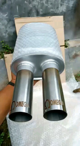 KNALPOT STANDAR SUARA HALUS DAN KNALPOT RACING OMEGA  COCOK UNTUK MOBIL SEJENIS SEDANAYLAAGYAXENIAAVANZACARRYGRAND MAXCITYKIJANGBRIOJAZZCOROLLAVIOS
