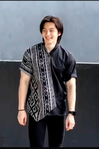 Kemeja Muslim Tenun Kemeja Koko Kemeja Chinos